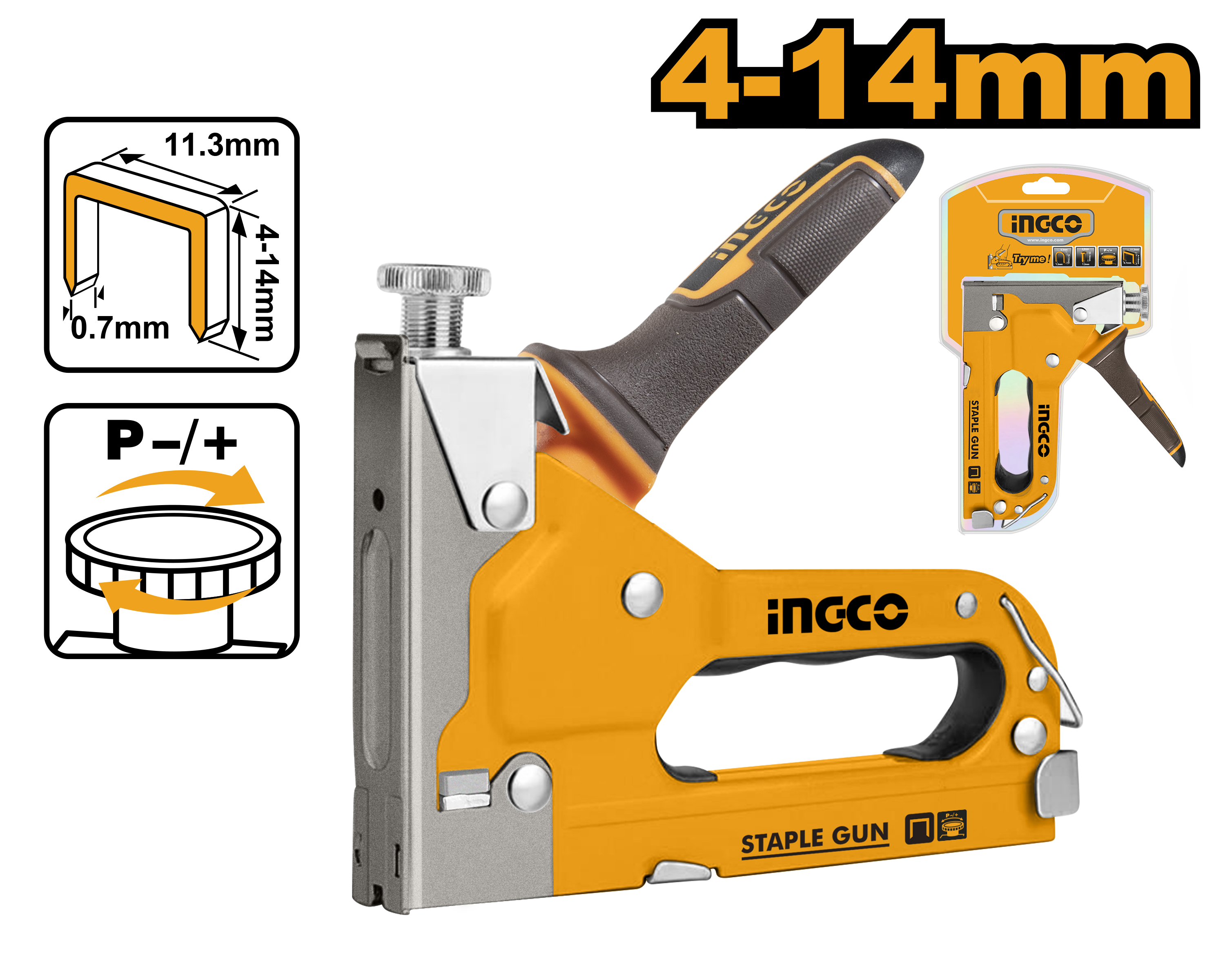 Agrafeuse 4-14 mm SS