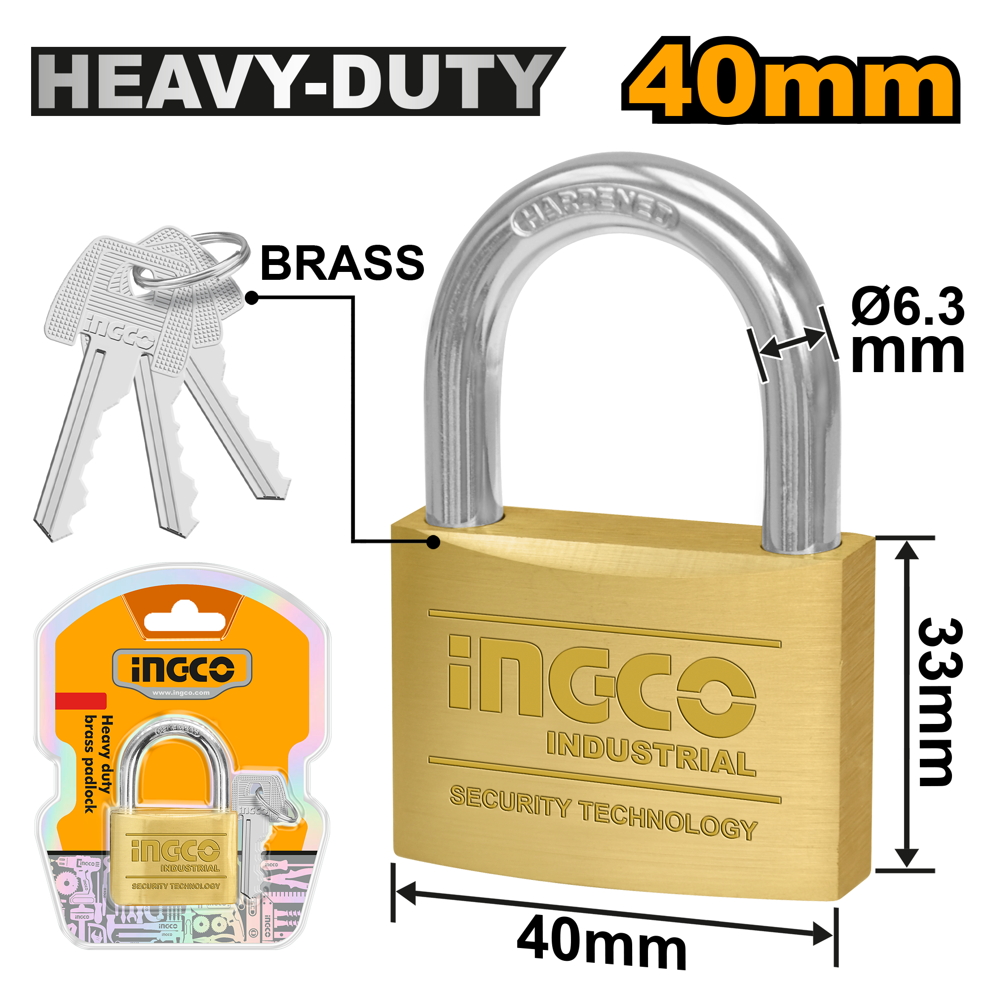 Cadenas 40mm           Heavy duty