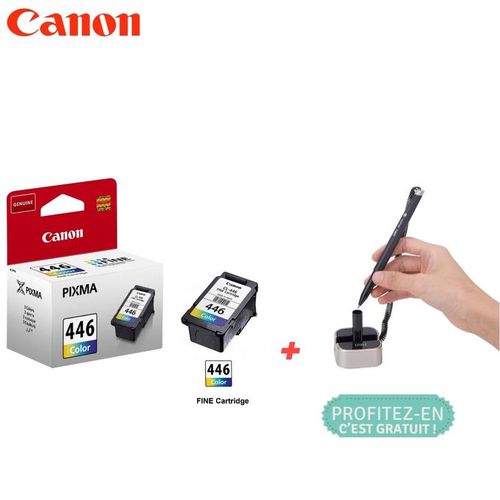 Cartouche dencre dorigine CL-446 Couleur ( Stylo fixe Gratuit )