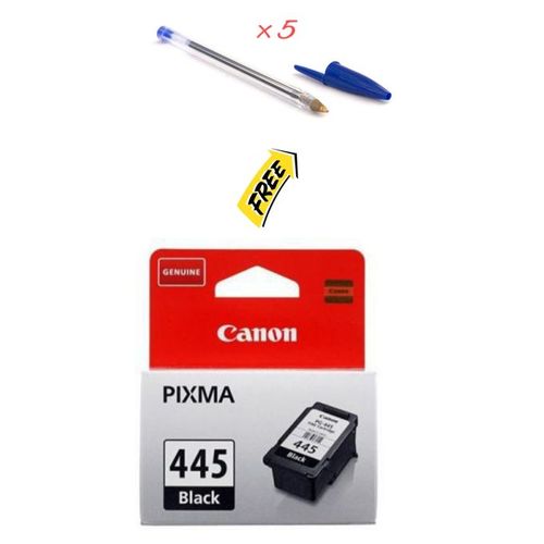 Ink Cart PG-445 EMB - Cartouche d'encre, Produit Origine - Noir/Black ( 5 Stylos Offert ) thumbnail 2