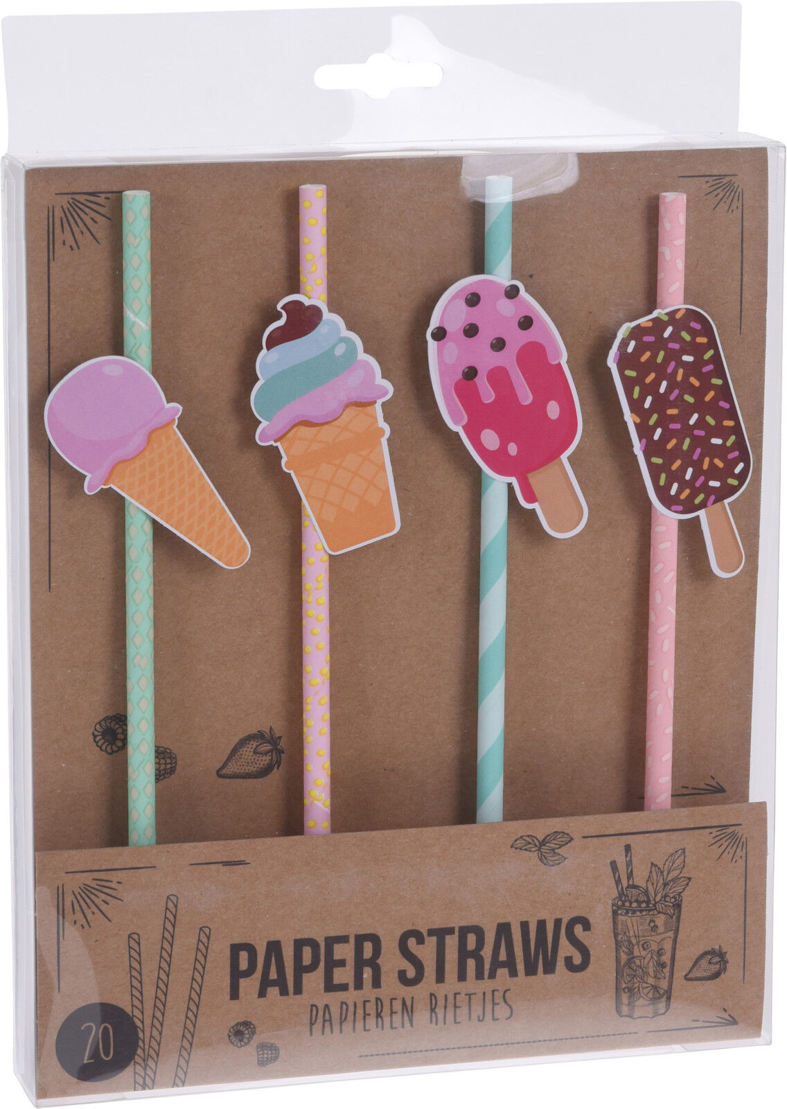 Paille Papier 20pcs