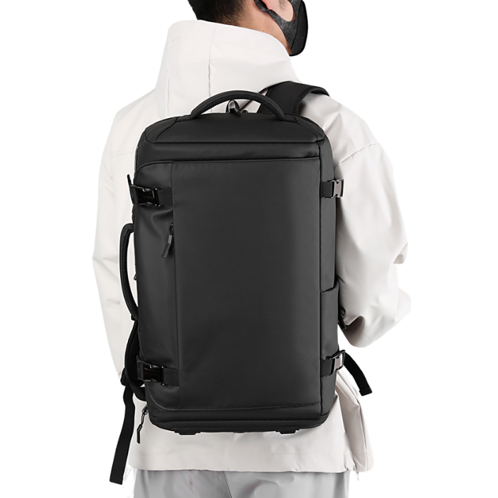 Sac à Dos Étanche avec Port Usb, Poche Pc ,Compartiment Chaussures pour Voyages