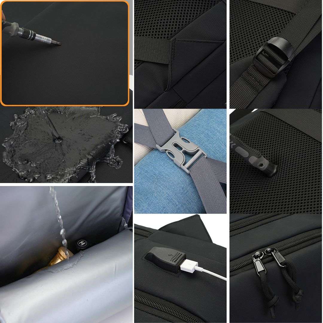 Sac à Dos Multifonctionnel ,Supporte Pc ,Tablette ,Parfait ,Pratique ,Tendance thumbnail 4