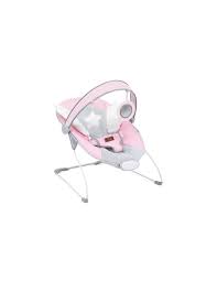 Momi Tuli - Transat Bébé - 8 Mélodies - 3 Modes de Vibration - Arche à Jouets - Rose