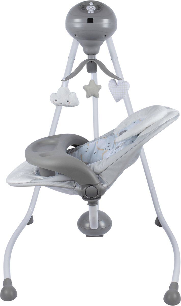 Blijr Beau Fauteuil à Bascule Automatique Bleu