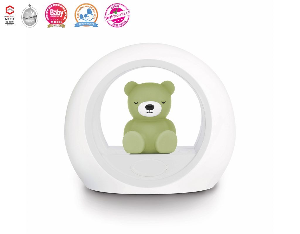 Veilleuse et Lampe Billy L'ours en Vert