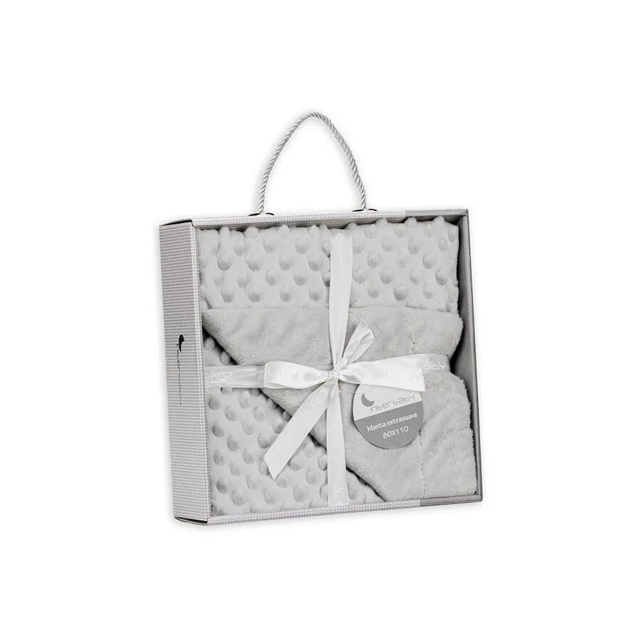 Couverture en Bulles 80x110 Coraline Gris