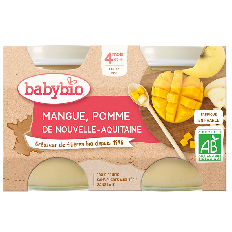 Pot Mangue Pomme 2*130 g