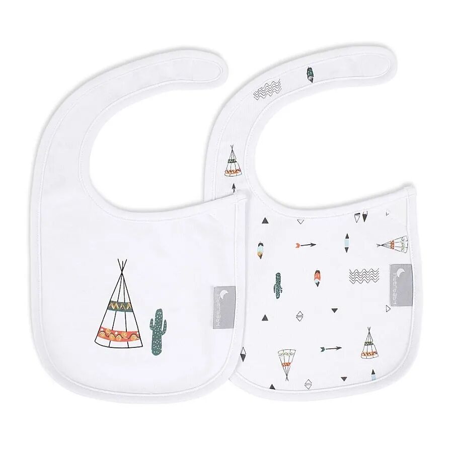 Pack 2 Bavoirs Blanc