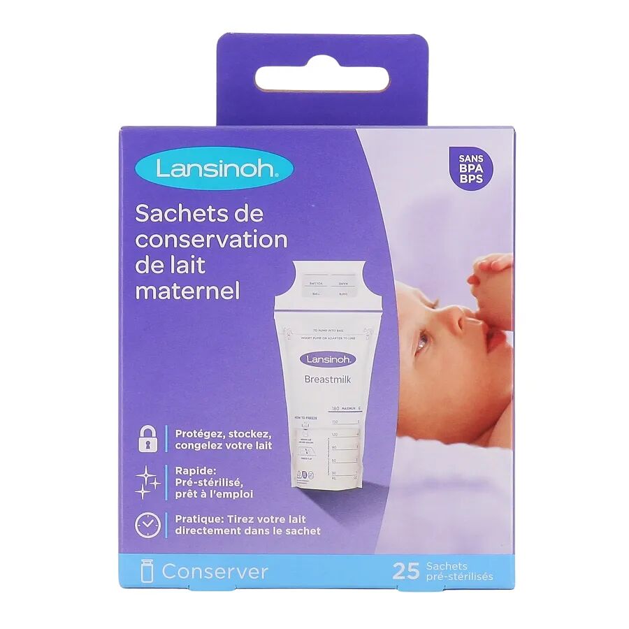 25 Sachets de Conservation du Lait Maternel