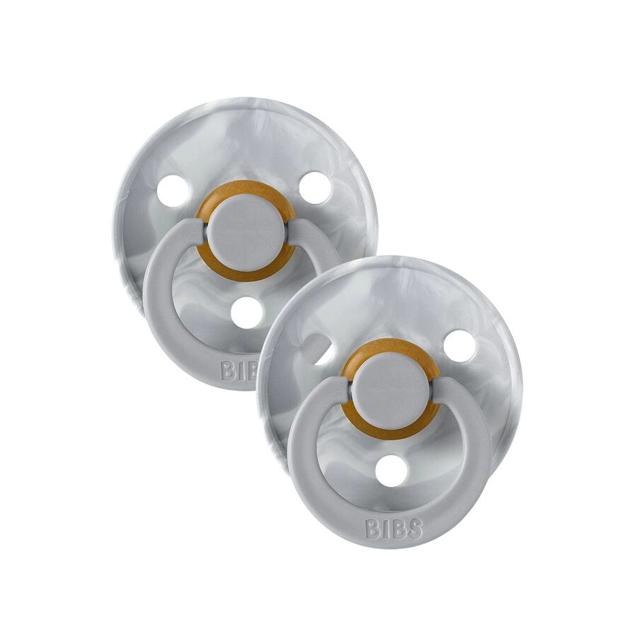 2 Sucette Mélange avec Blanc 6+mois - Blue