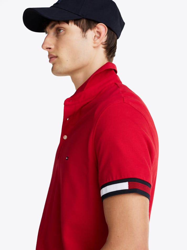Flag Cuff Slim Polo thumbnail 4