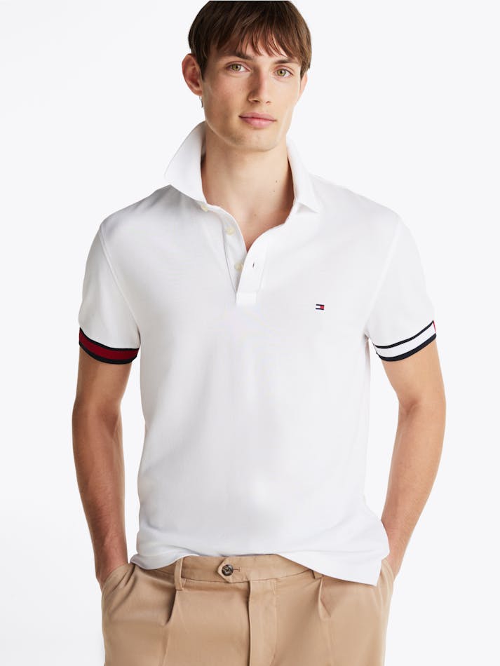 Flag Cuff Slim Polo