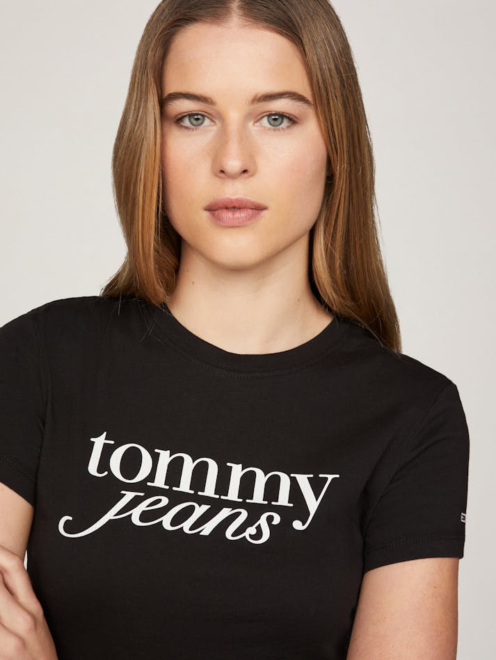 T-shirt Slim avec Logo thumbnail 3