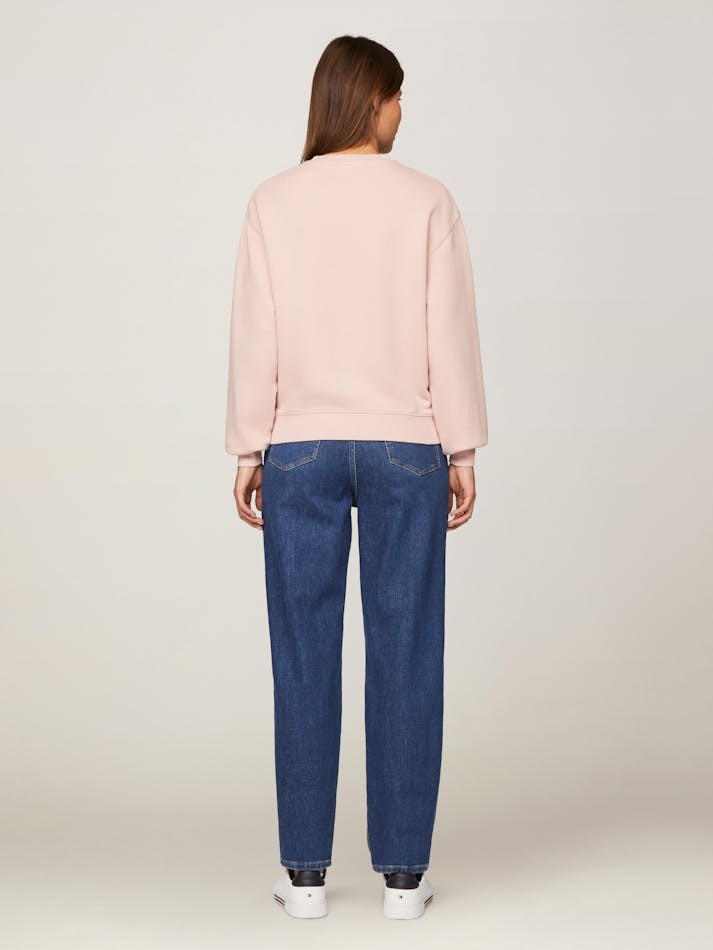 Modern Regular Script Crew Neck Sweatshirt thumbnail 3