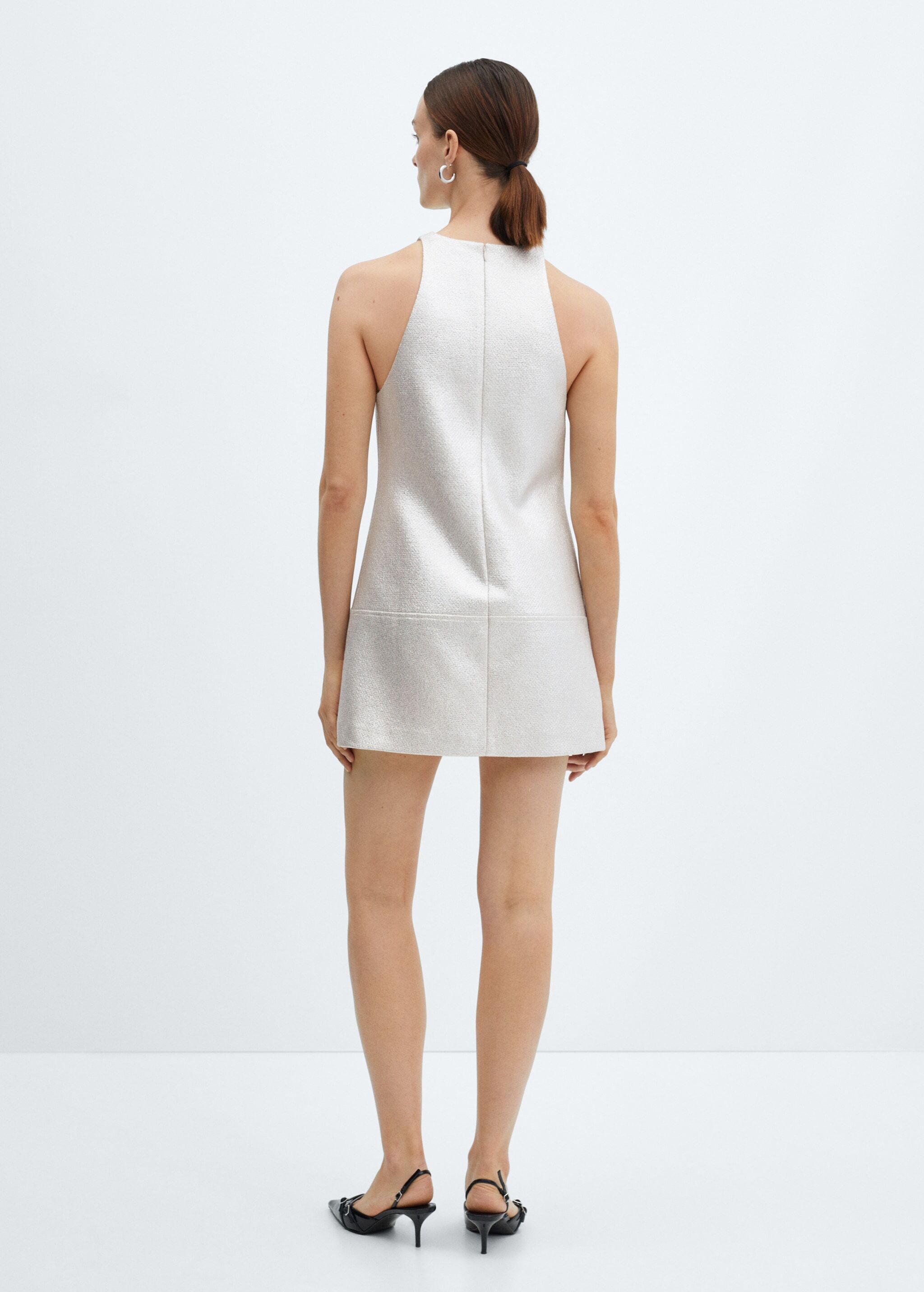 Robe Courte Effet Feuille thumbnail 3