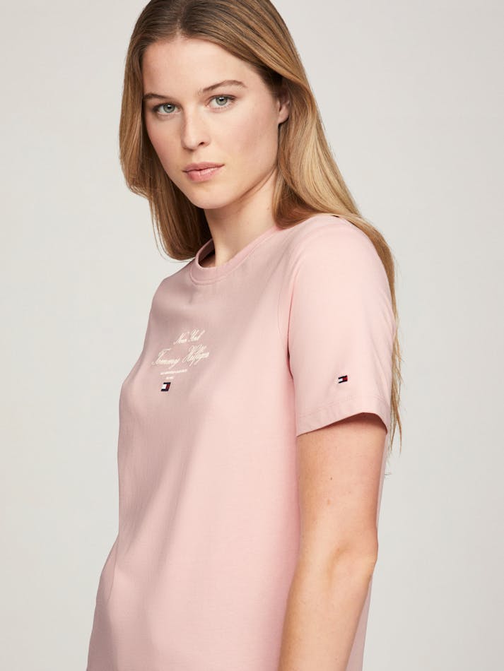 Regular Script Crew Neck T-shirt thumbnail 4