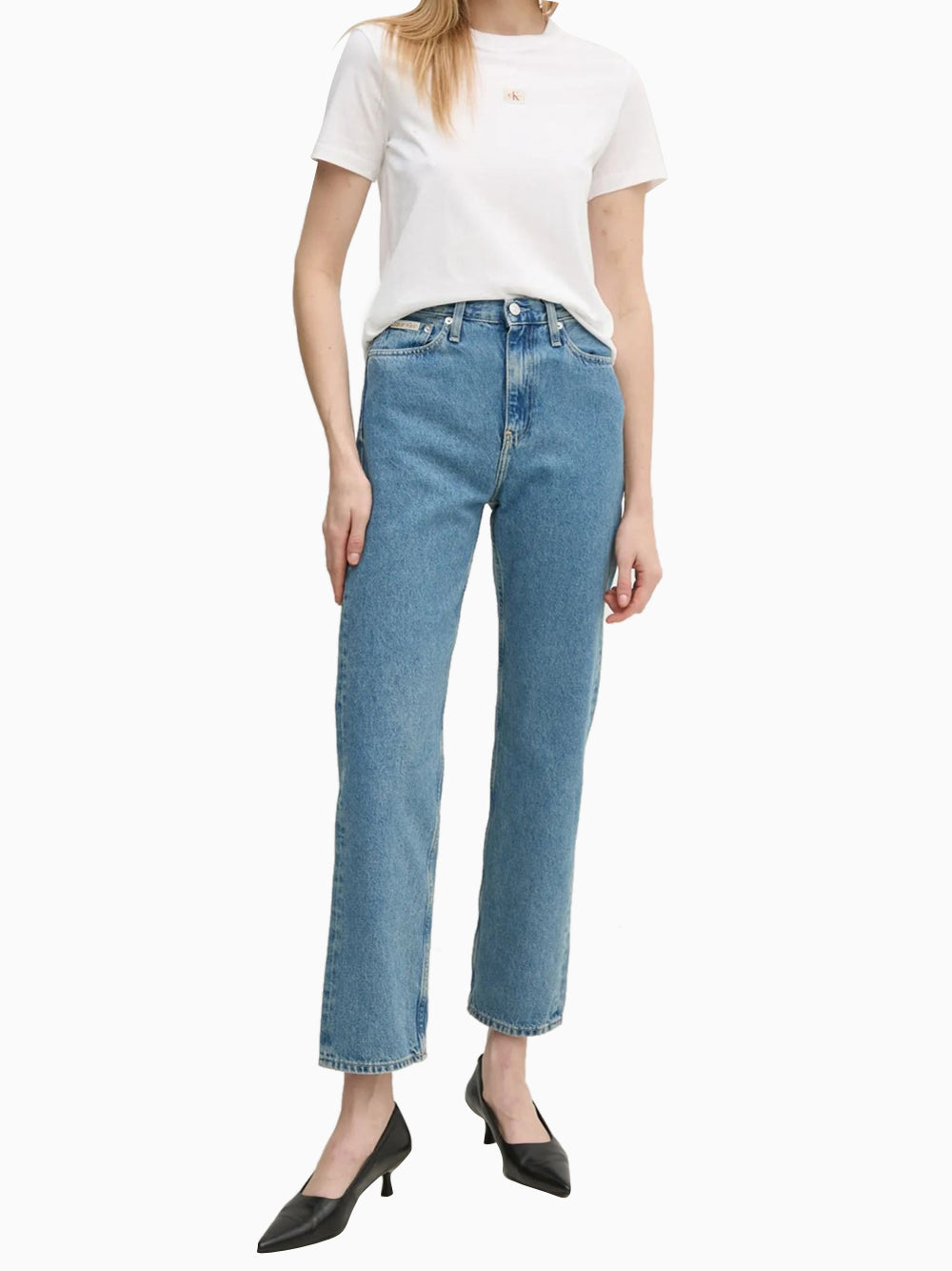 High Rise Straight Jeans