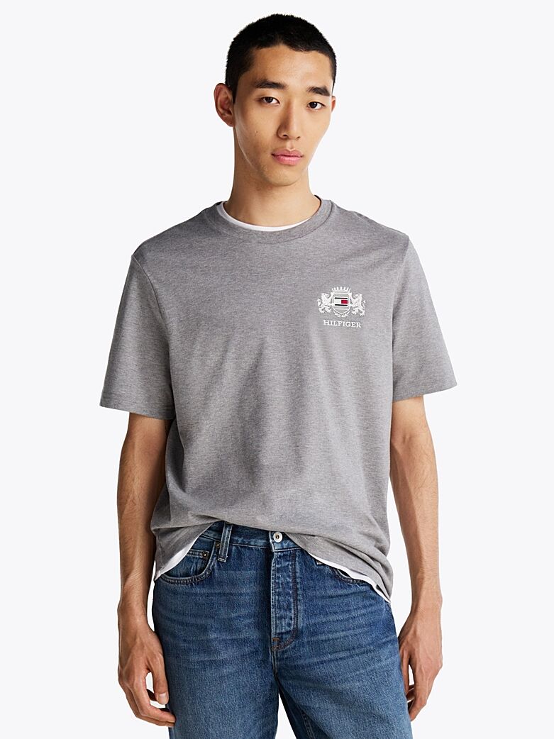 T-shirt à Logo Brodé