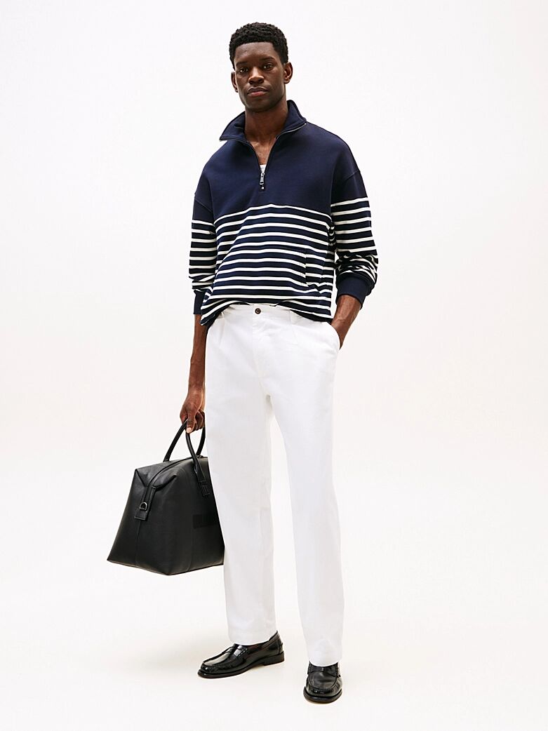 Sweat Décontracté Zippé à Rayures thumbnail 3