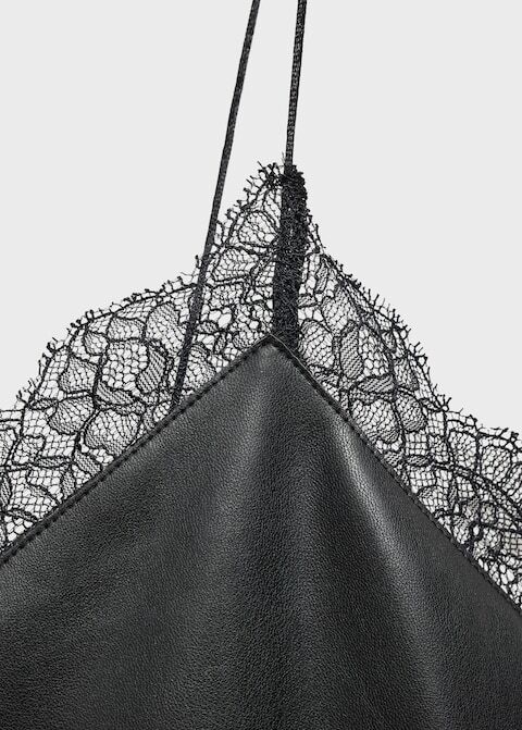 Robe Style Lingerie Simili-cuir thumbnail 2