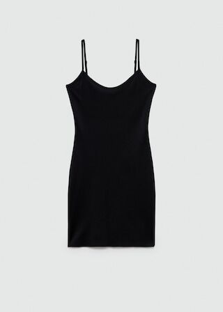 Robe Fourreau Courte Bretelles thumbnail 1