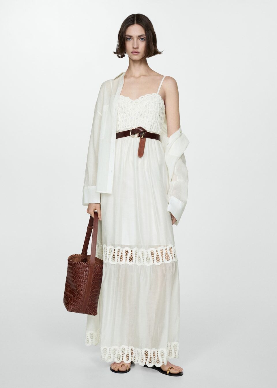 Robe Détails Brodés