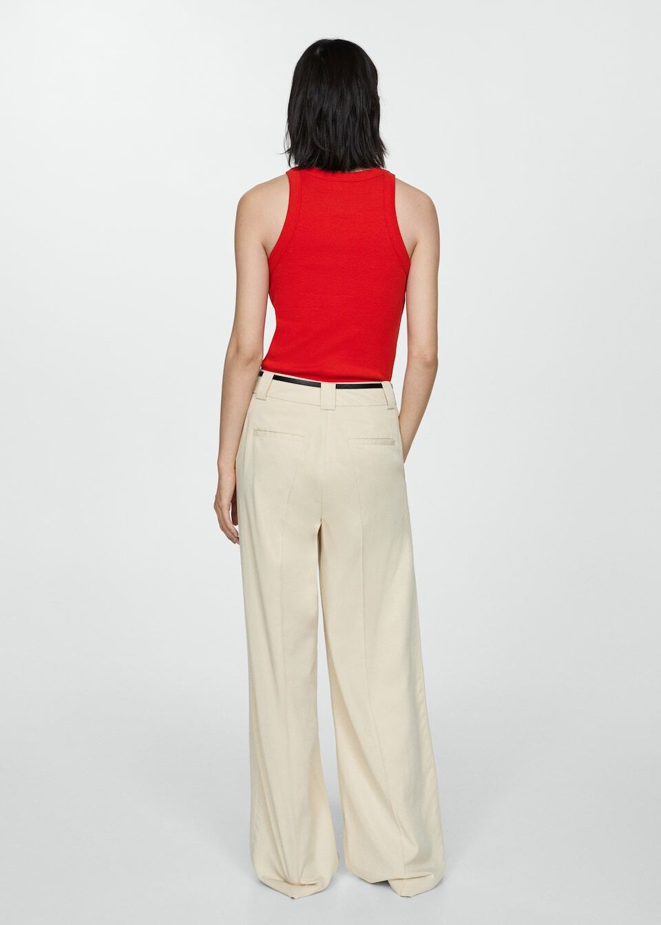 Top Côtelé en Coton thumbnail 3