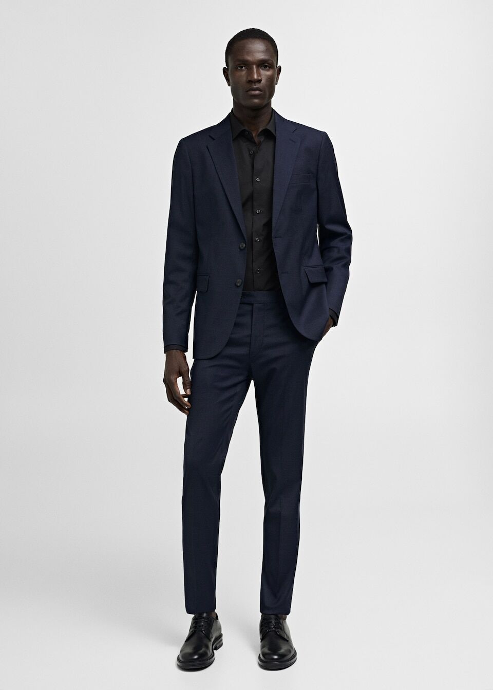 Chemise Costume Slim fit Popeline Coton