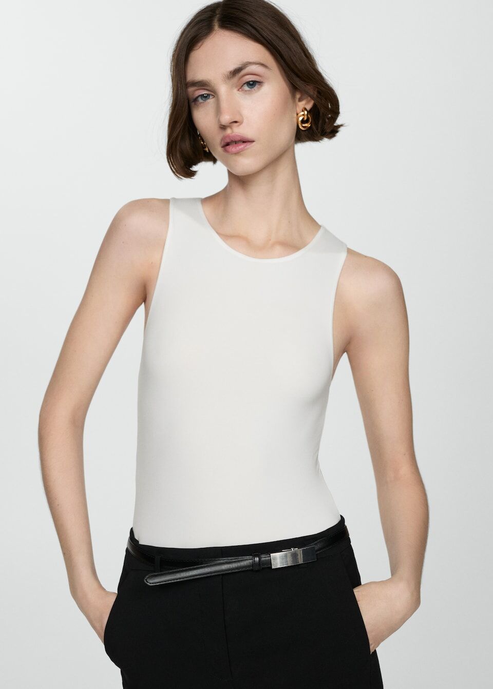 Body Ajusté sans Manches thumbnail 1