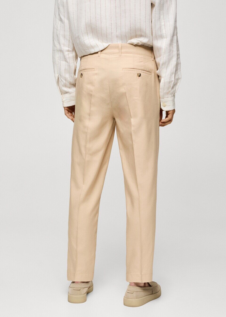 Pantalon Lyocell Coton Pinces thumbnail 3
