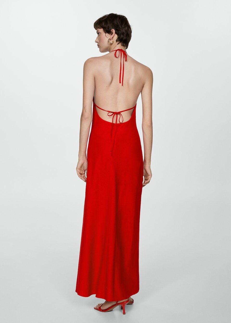 Robe Lin Emmanchures Américaines