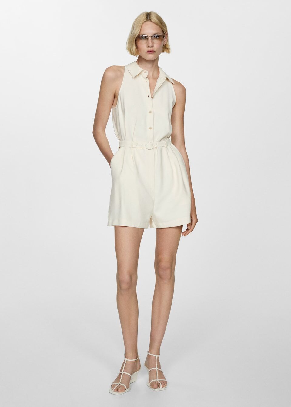 Combi-short Ceinture