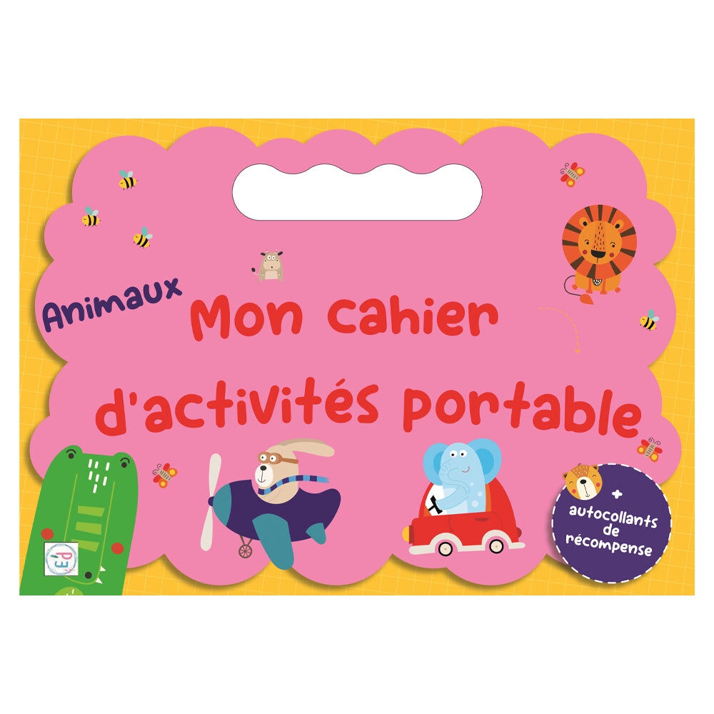 ANIMAUX - MON CAHIER DACTIVITES PORTABLE