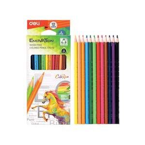 Crayons de Couleurs de 12 Long