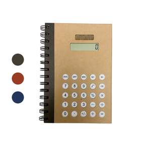 1 Notebook A5 avec Calculatrice Intégrée dans la Couverture