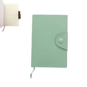 Notebook avec Fermeture en Simili Cuir 11x16cm Vert
