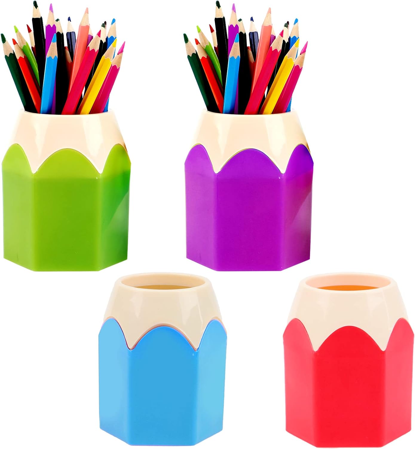 Porte Stylo en Plastique Disponible en Plusieurs Couleurs