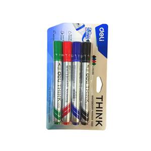 Lot de 4 Marqueurs Stylo pour Tableau Effaçable