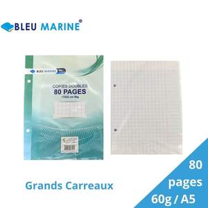 Pochette Doubles Feuilles Blanches -17× 22 Cm