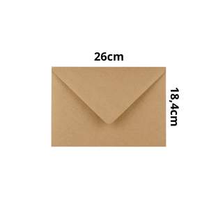 5 Enveloppe 26x18,4 Cm