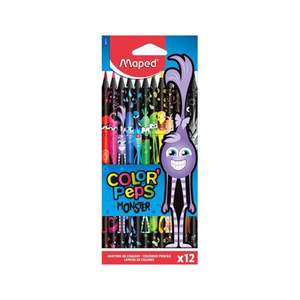 Box of 12 Colorpeps Monster Crayons