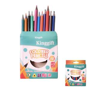 Crayons de Couleurs Triangulaires 12 Pm