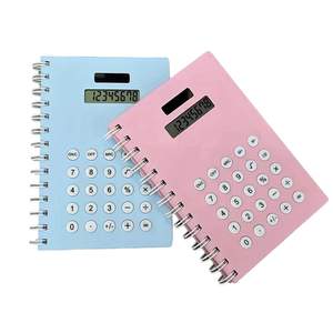 1 Notebook A5 avec Calculatrice Intégrée dans la Couverture