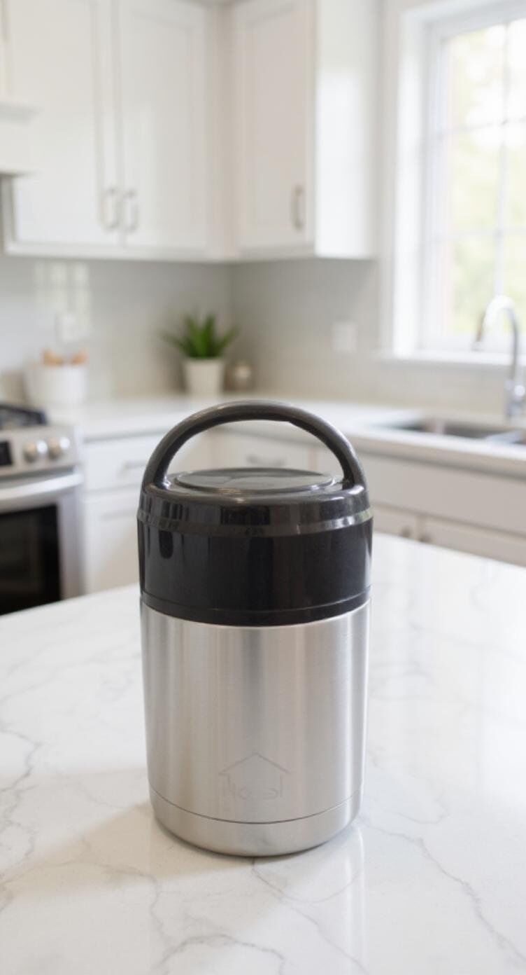 Boîte à Lunch Inox 650 Ml, Porte-manger avec Conservation de la Chaleur Optimale thumbnail 3