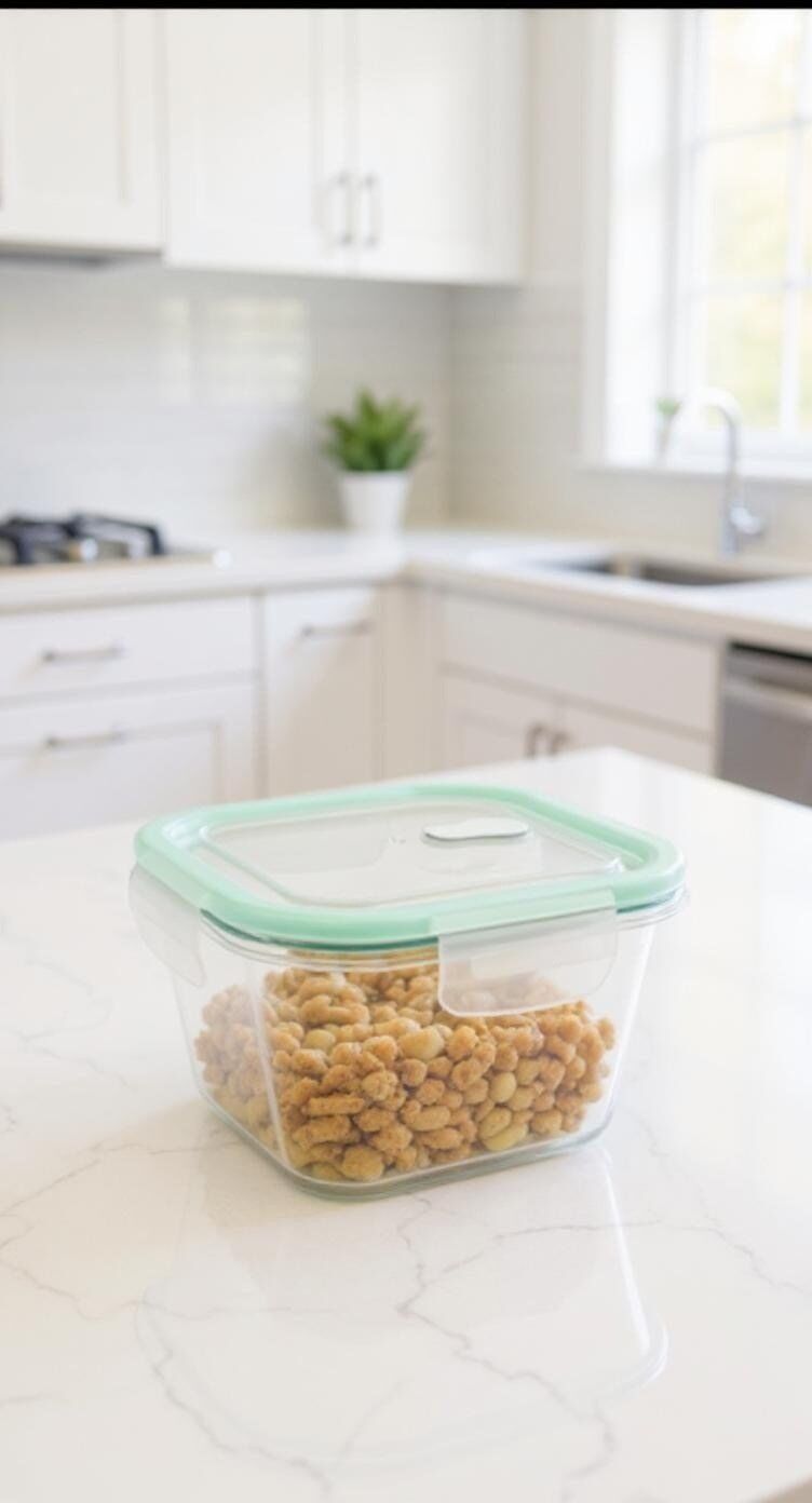 Boîtes Couvercle Transparent à Compartiment en Pyrex Peut Aller au Four 1000 Ml -compatible Lave Vaisselle Durabilité Accrue