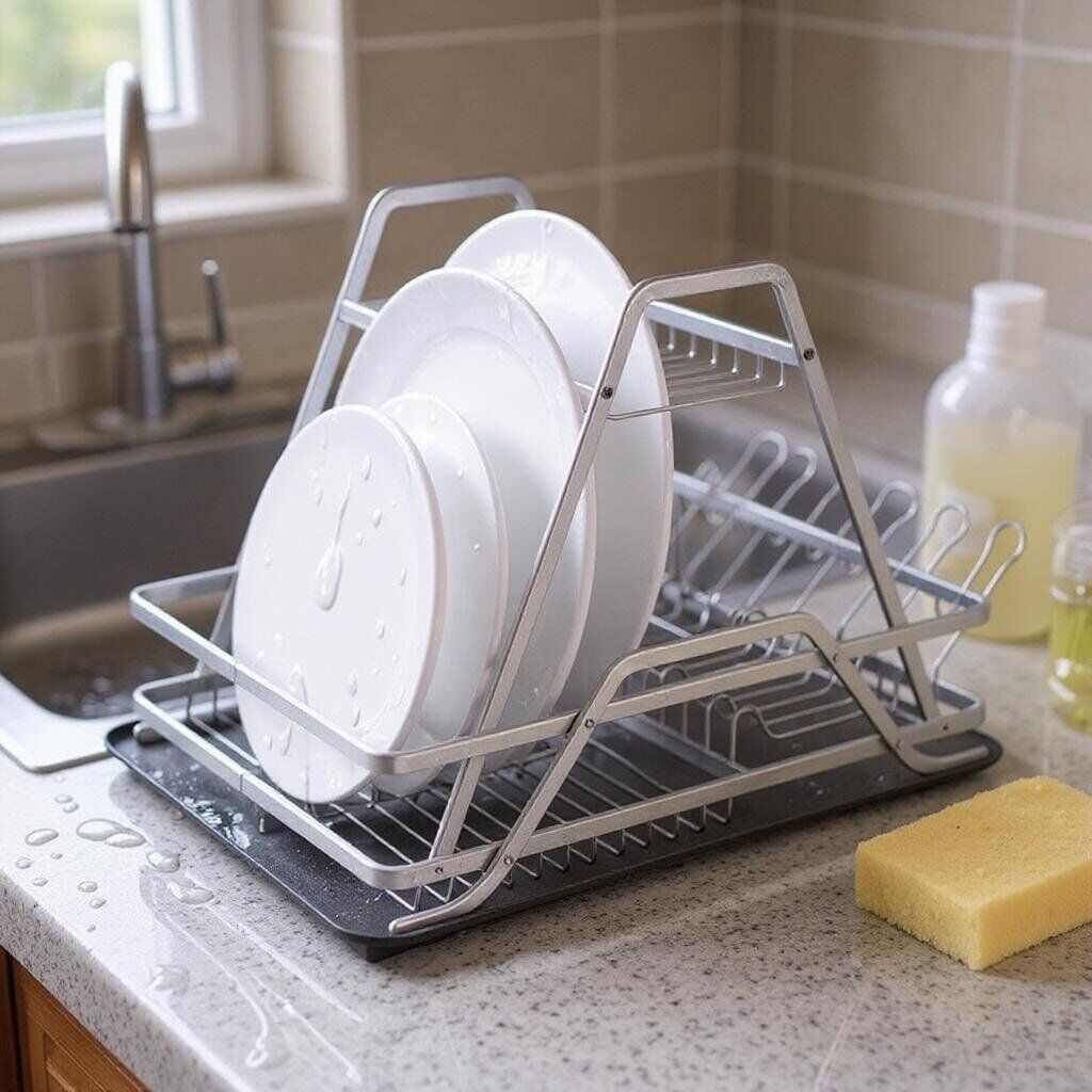 Égouttoir 2 Niveaux en Aluminium