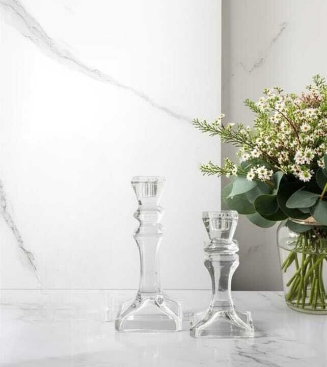 Bougeoir GM en Cristal, 25/10 cm thumbnail 4