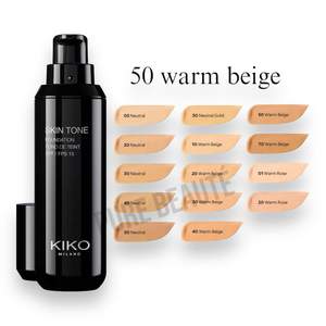 Kiko Milano Skin Tone Foundation - Neutral Gold 50