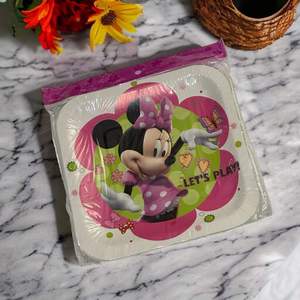 Assiette Anniversaire 10 Pièces Mickey Mouse